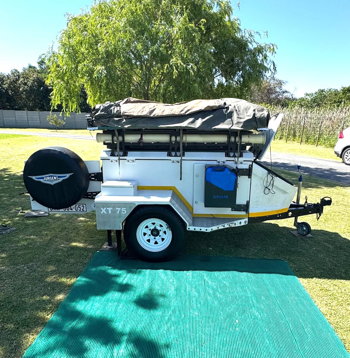 Prima off-road camper trailer rental in Cape Town
