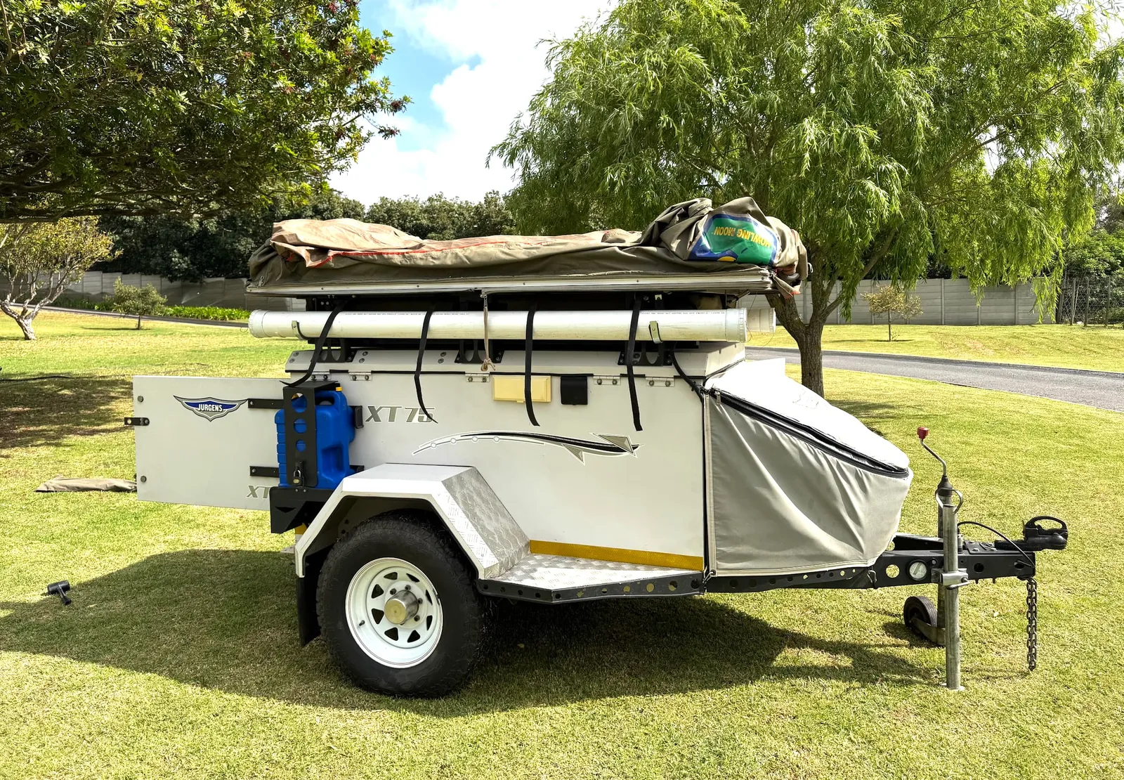 Stellar solar camper trailer rental in Cape Town